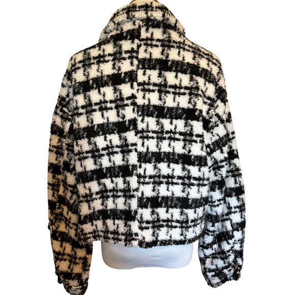 Pretty  Garden Chic lined jacket  XL black and white - Picture 3 of 9